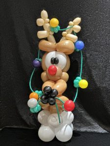 Elch mit Lichterkette