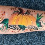 Kürbis bunt zu Halloween