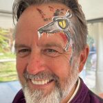 Werwolf für Erwachsene gemalt