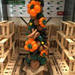 Thema Kürbis aus Ballons