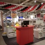 Promotionstand im Möbelhaus Höffner